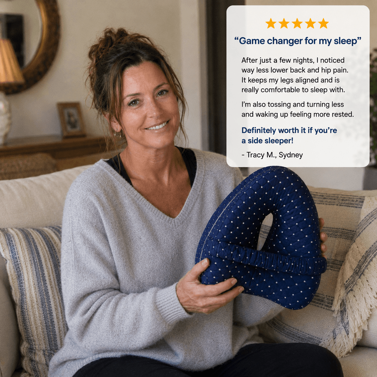 CloudRest SleepAlign™ Knee Pillow